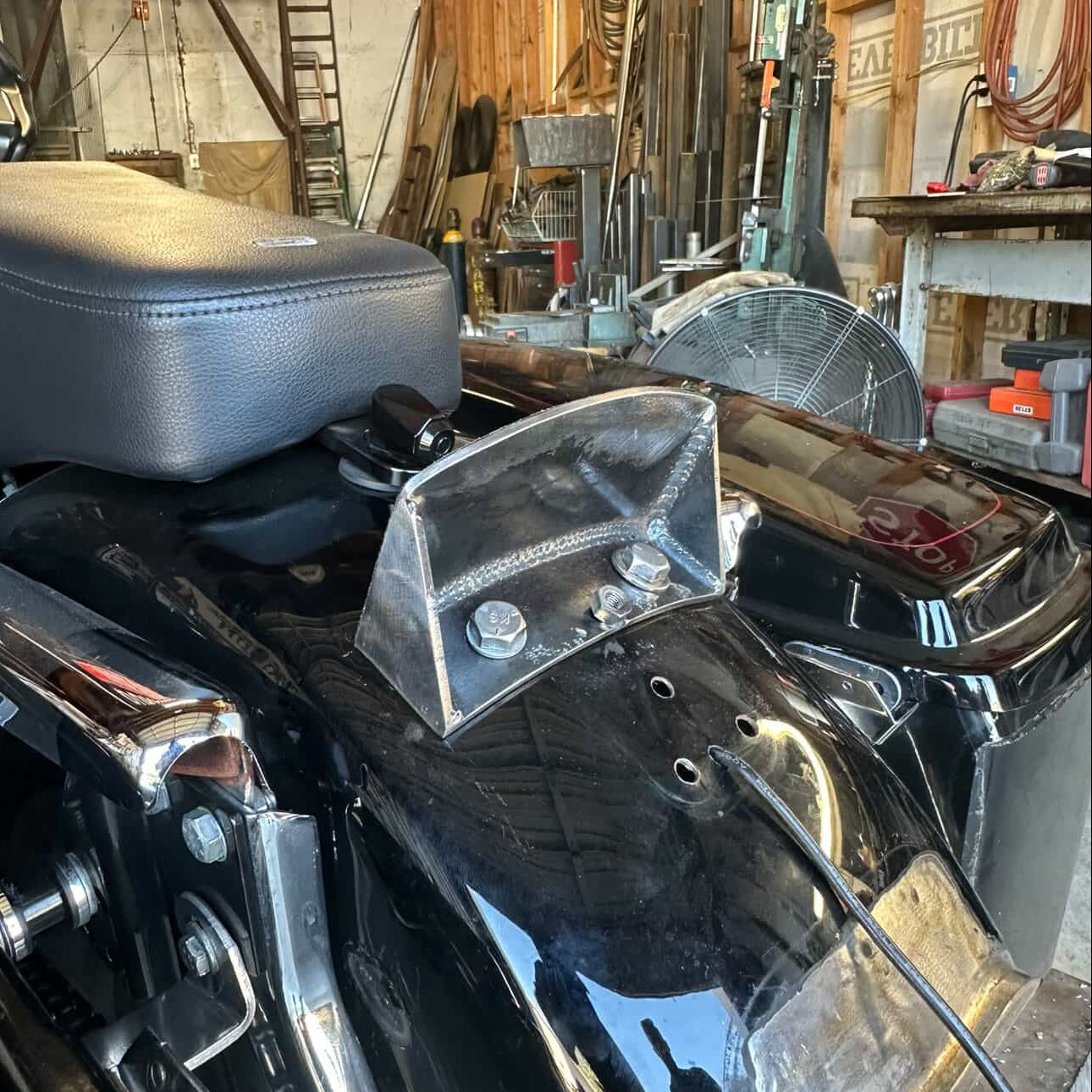 Custom Harley-Davidson Fender Step Plates